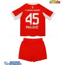 Bayern Munich Aleksandar Pavlovic #45 Replica Home Minikit 2025-26 Short Sleeve (+ pants)